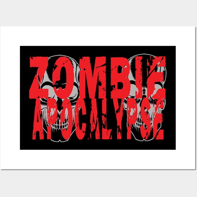 Zombie apocalypse Wall Art by Jackys Design Room